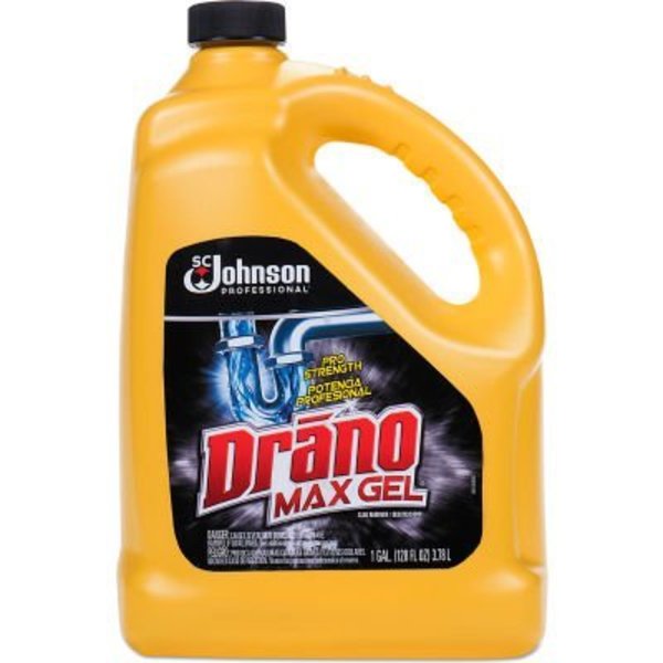 Sc Johnson Drano® Max Gel Clog Remover, Bleach Scent, 128 Oz. Bottle 696642EA